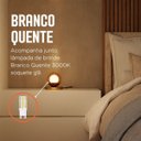 Ver imagem 2 de Abajur Luminária de Mesa Dama Interruptor e Globo e Lâmpada Branco Quente Decoração Casa Sala Quarto