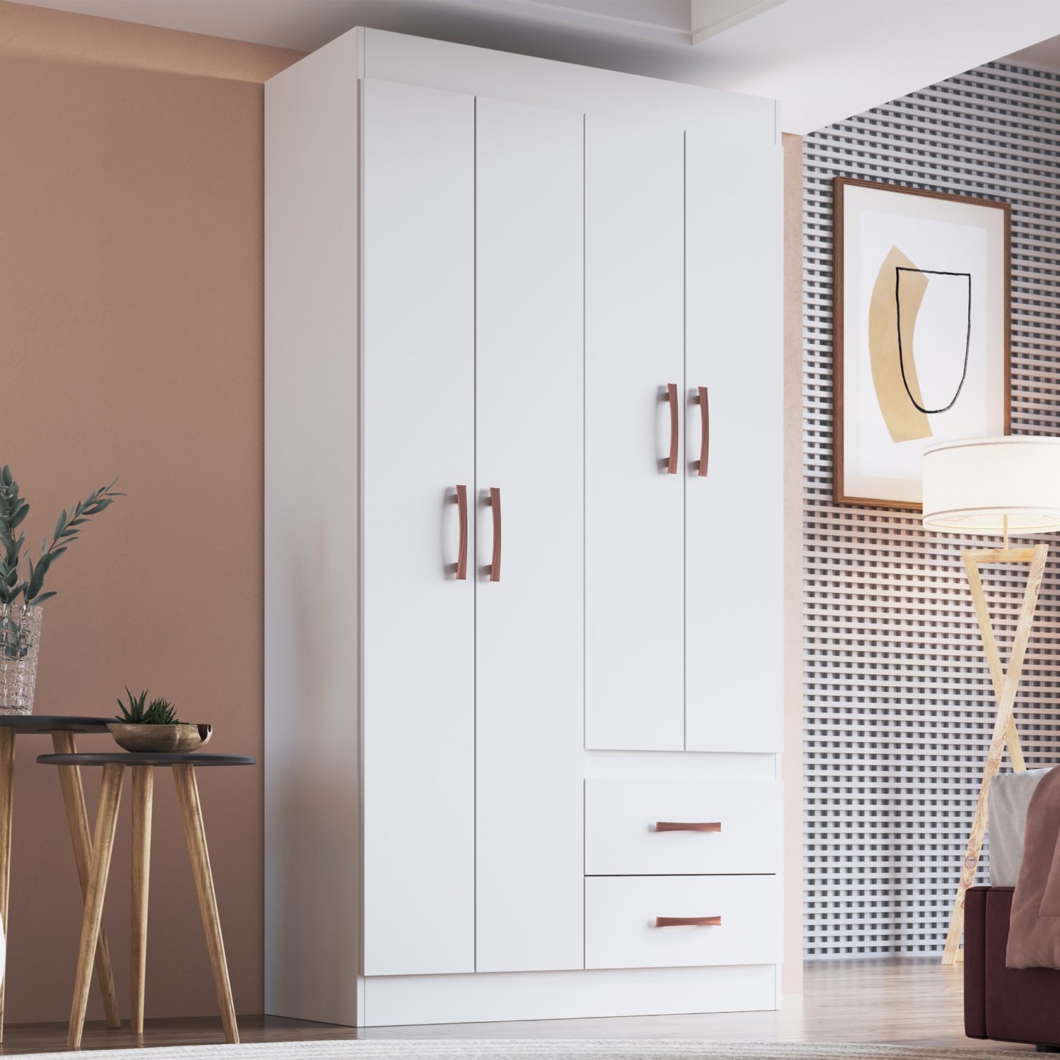 Guarda Roupa Solteiro 4 Portas 2 Gavetas Córdova é boa?