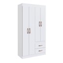 Ver imagem 3 de Guarda Roupa Solteiro 4 Portas 2 Gavetas Córdova