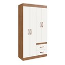 Ver imagem 3 de Guarda Roupa Solteiro 4 Portas 2 Gavetas Córdova