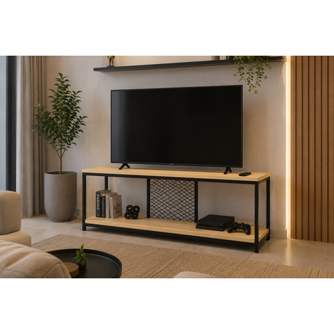 Rack para TV Estilo Industrial 1,00x35