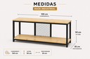 Ver imagem 2 de Rack para TV Estilo Industrial 1,00x35