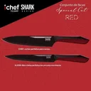 Ver imagem 2 de Conjunto de Facas Special Cut Duo Ichef P. Shark Series Vermelho