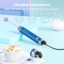 Ver imagem 3 de Maestri House Espumador de Leite Recarregável com Suporte (azul Escuro)