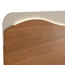 Ver imagem 5 de Painel para TV Lumiere 75" 200cm MDF MDP Cinamomo-Off White Fosco Artely