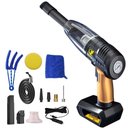 Ver imagem 1 de Bomba de Ar Portátil Automotiva Jlx-100016 Compressor 12V Manômetro Integrado
