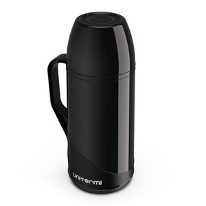 Garrafa Térmica Unitermi Roma de Vidro 0.5l - Preta