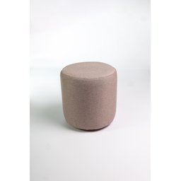 Kit 02 Puffs Decorativos Redondos para Sala Linho Palha Perse  - 2