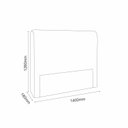Ver imagem 4 de Cabeceira 140cm Imperatriz 1000 Plus Marrom