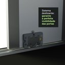 Ver imagem 7 de Guarda Roupa Casal 100% Mdf Madesa Zurique 3 Portas de Correr com Espelho - Preto