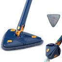 Ver imagem 2 de Esfregão Mop Triangulo Ajustável Giratório 360° Multiuso 2 Refil Rodo de Limpeza