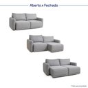Ver imagem 5 de Sofá Retrátil 190cm Mellow Cabecasa Madeiraoriginals