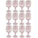 Ver imagem 1 de Jogo 12 Taças Plásticas 350ml Rosa Translúcido Água Drinks Suco Uz Bebidas