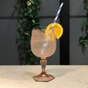 Ver imagem 2 de Jogo 12 Taças Plásticas 350ml Rosa Translúcido Água Drinks Suco Uz Bebidas