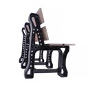 Ver imagem 4 de Banco de Jardim Madeira Plástica 2,0 M:marrom/kit Inox 304