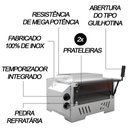 Ver imagem 6 de Forno Elétrico Saro com Guilhotina 30 Litros FG