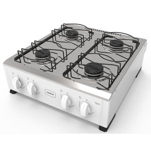 Fogão 4 Bocas a Gás Realce Bivolt Cr213 Branco Branco 127/220