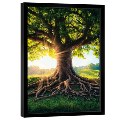 Quadro Decorativo Árvore Coração da Vida