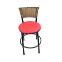 Ver imagem 3 de Kit 2 Banquetas Baixa de Cozinha Encosto Junco