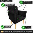 Ver imagem 5 de Poltrona Valência Preto