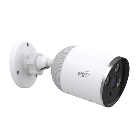 Câmera de Segurança Externa Wi-Fi Full HD 1080P Full Color IP65 Áudio Bidirecional Elg SHCF601