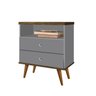 Mesa de Cabeceira 2 Gavetas Status - 2