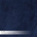 Ver imagem 4 de Sofá 3 Lugares com Chaise Base de Madeira Euro 245 Cm Azul