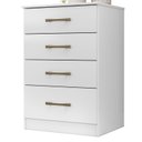Ver imagem 5 de Cômoda 4 Gavetas 90x47x61 cm MS913 Branco