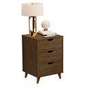 Ver imagem 4 de Conjunto 2 Mesa de Cabeceira Grécia Plus 3 Gavetas - Canela