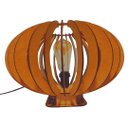 Ver imagem 1 de Abajur de Mesa em MDF - Cor: Marrom