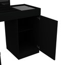 Ver imagem 5 de Penteadeira Escrivaninha Linha Dourada Preto Fosco
