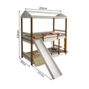 Ver imagem 3 de Beliche Infantil Solteiro Manuela com Escorregador Branco e Mel