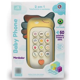 Baby Phone Polibrinq Bb035 Amarelo - 1
