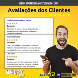 Manta Líquida Emborrachada 18kg Impermeável Mantatec Laje - 5