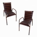 Ver imagem 2 de Kit 4 Cadeiras para Varanda Jardim Area de Lazer Piscina Cor Amêndoa