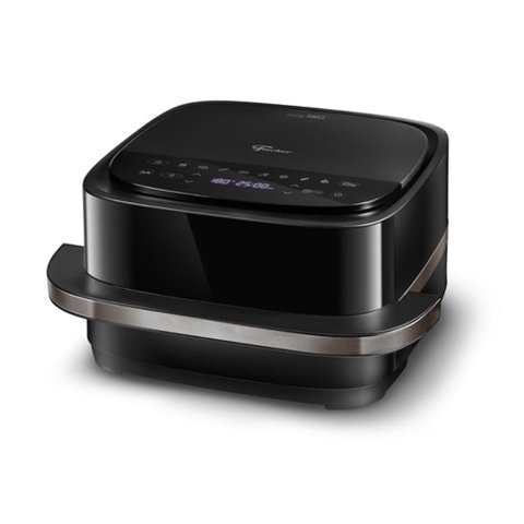 Fritadeira Elétrica Air Fryer Fischer Dual Grill 4l com 8 Receitas Pré-programadas 2200w Preto