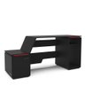 Mesa Gamer E Escritório Xt Racer Space One Politorno Preto/Vermelho - 2