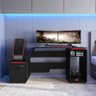 Mesa Gamer E Escritório Xt Racer Space One Politorno Preto/Vermelho - 1