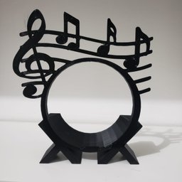 Suporte Alexa Echo Pop "notas Musicais" - 4