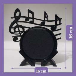 Suporte Alexa Echo Pop "notas Musicais" - 7