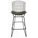 Ver imagem 2 de Kit 4 Banquetas BERTÓIA preta altura 60cm - Poltronas do Sul