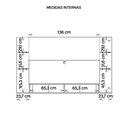Ver imagem 7 de Painel para Tv até 55 Polegadas Elite Marrom Caemmun