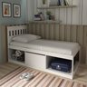 Cama Solteiro com Nichos e Baú CM8037 - 2