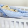 Rede Berço Azul - 1 Peça- 100% Algodão Balu Baby AZUL BEBE - 1