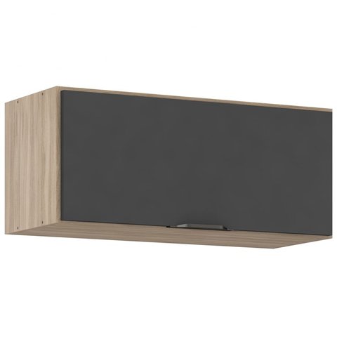 Armario Aereo 1 Porta Basculante 70cm 94101 Avena Grafito Demobile