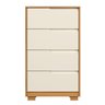 Cômoda Para Quarto 4 Gavetas Luna Carvalho Grife off White - 3