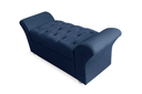 Ver imagem 1 de Calçadeira Baú Veneza para Cama Casal 140 cm Suede Azul Marinho