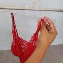Ver imagem 4 de Kit 10 Cabides para Lingerie com Encaixe para Alças Lojas Transparentes Arara