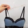 Kit 10 Cabides para Lingerie com Encaixe para Alças Lojas Transparentes Arara - 8
