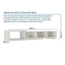 Ver imagem 4 de Rack Extensível para TV até 60 Polegadas 220cm Aruá CabeCasa MadeiraOriginals